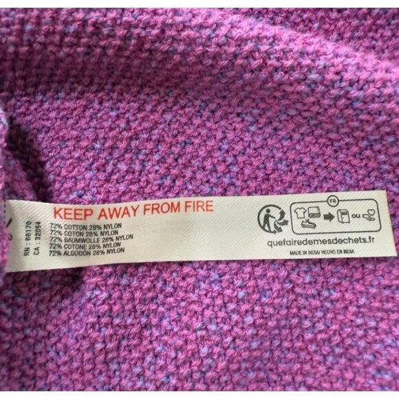 Free People Beach Lavender Cotton Knit Tie-Strap Tank Top V-Neck Small - Picture 4 of 16